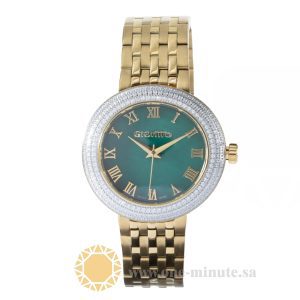 فرانكو لوتشي صنقل فصوص فضي مع ذهبي مينا اخضر