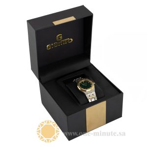 Giantu Gold Sandal Green Enamel