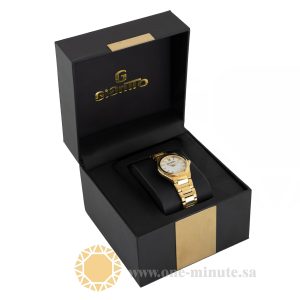 جيانتو صنقل فصوص فضي مع ذهبي مينا اخضر