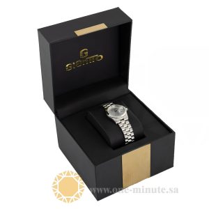 جيانتو فضي الماس كحلي