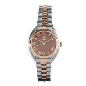 كابا صنقل  فضي مع برونزي مينا بني