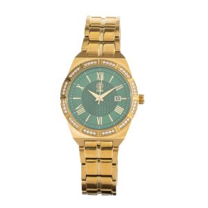 كابا صنقل فصوص ذهبي مينا اخضر