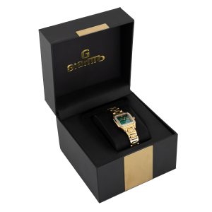 جيانتو صنقل فصوص ذهبي مينا اخضر