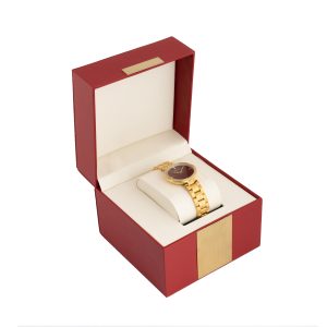 جينيفا صنقل فصوص  ذهبي مينا عنابي