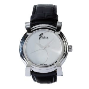 ديفيناء جلد فضي مينا متحرك